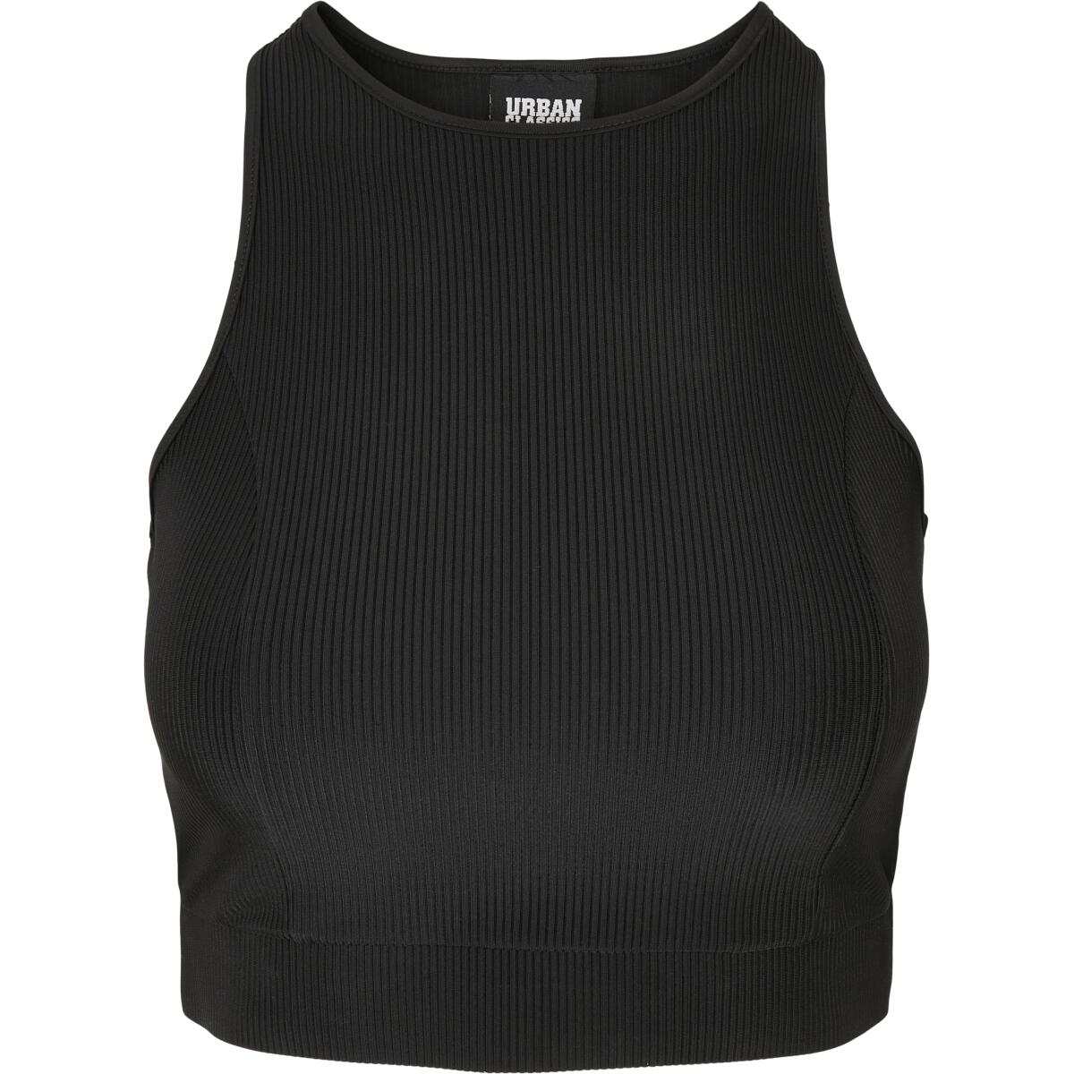 Urban Classics - Débardeur Crop Top Femme Urban Classics - Débardeur - Noir - 48 Xl - Decathlon