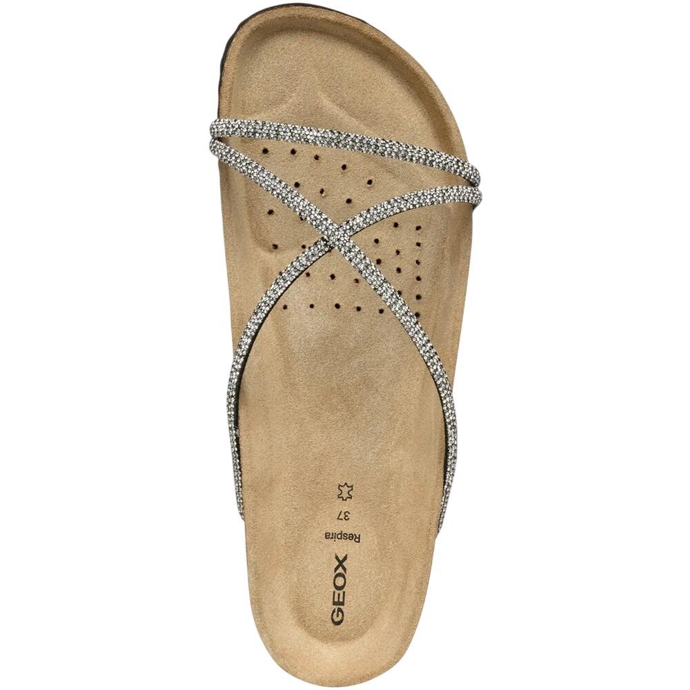 Sandalen "D Brionia R" Damen Schwarz/Silber 4/4