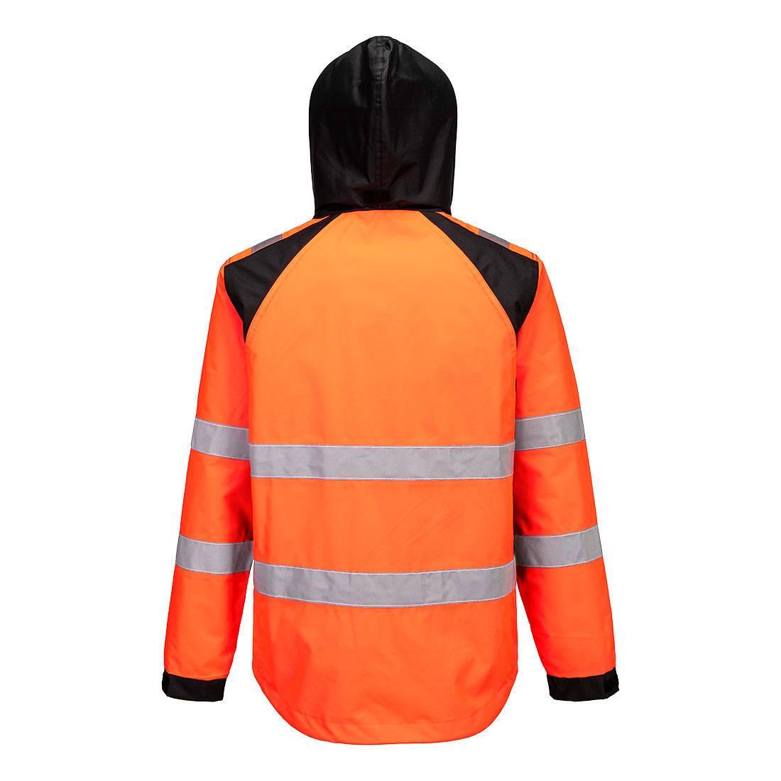 Unisex Adult WX2 Friendly HiVis Waterproof Jacket (Orange/Black) 3/3