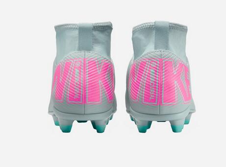 Scarpe calcio ragazzo nike jr superfly 10 club fg/mg - grigio 6/6