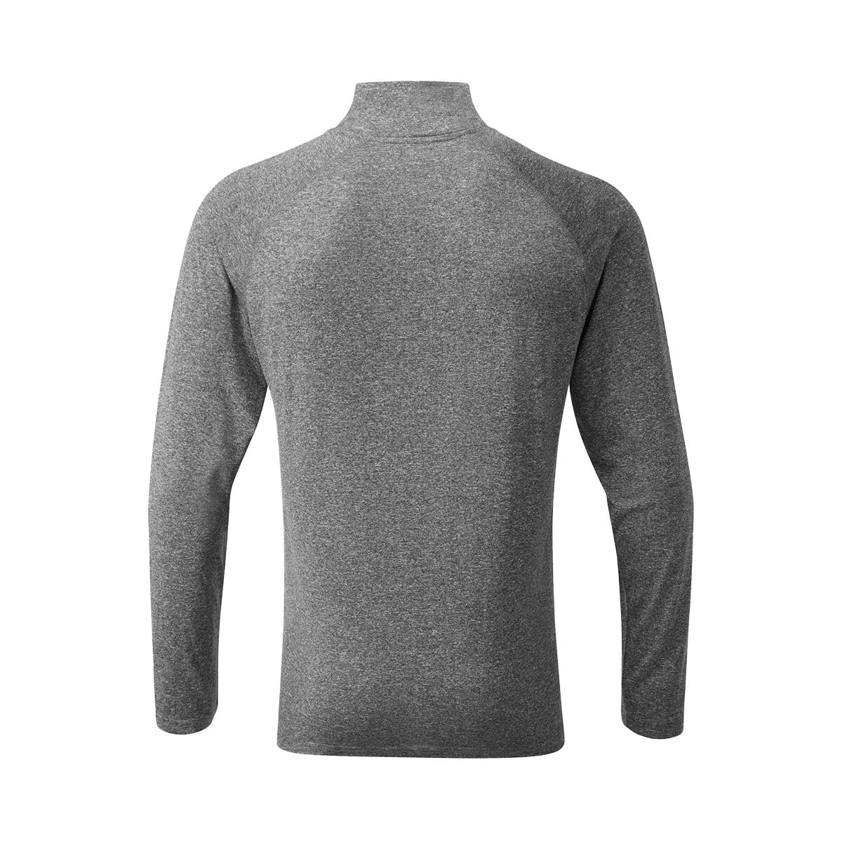 Mens Performance Quarter Zip LongSleeved Sweatshirt (Black) 2/2