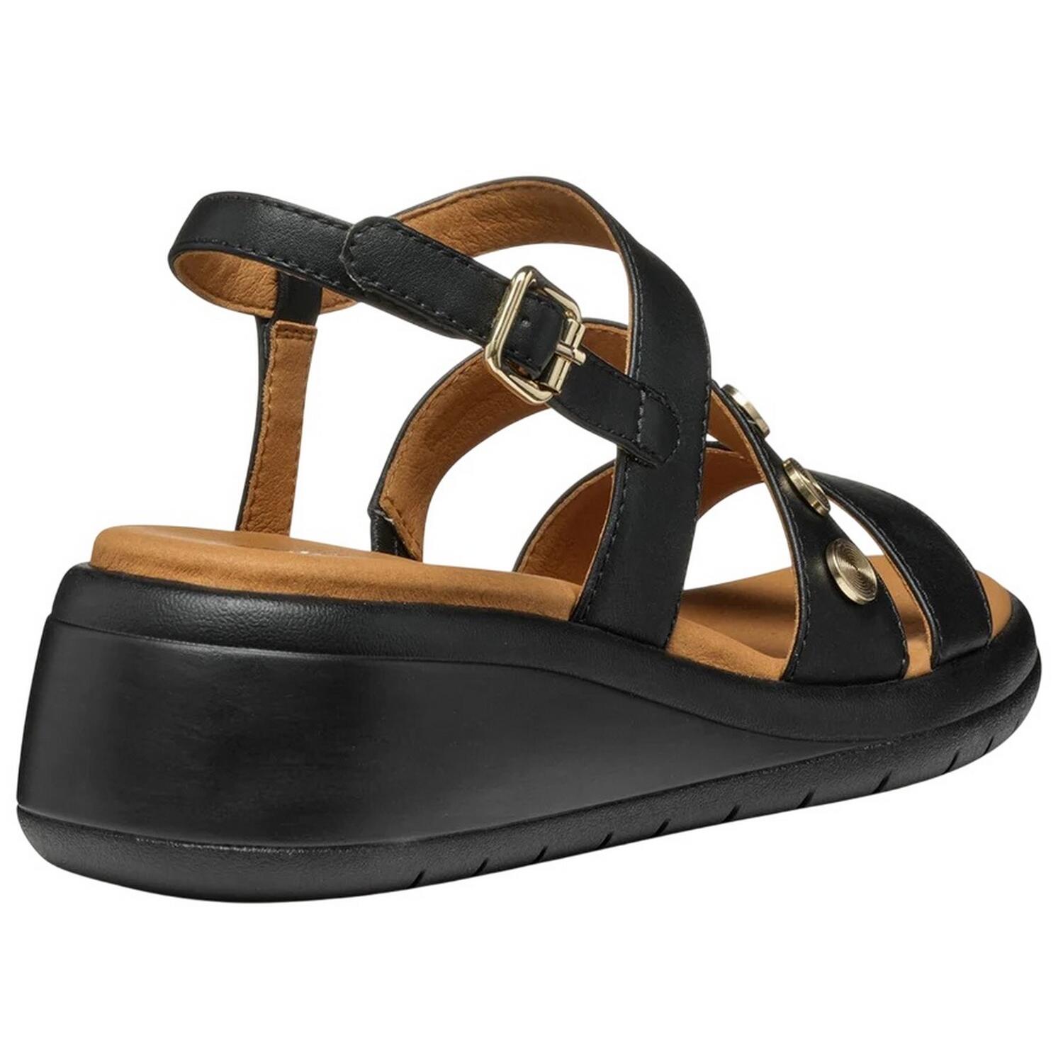 Womens/Ladies D Meliconia Sandals (Black) 2/4