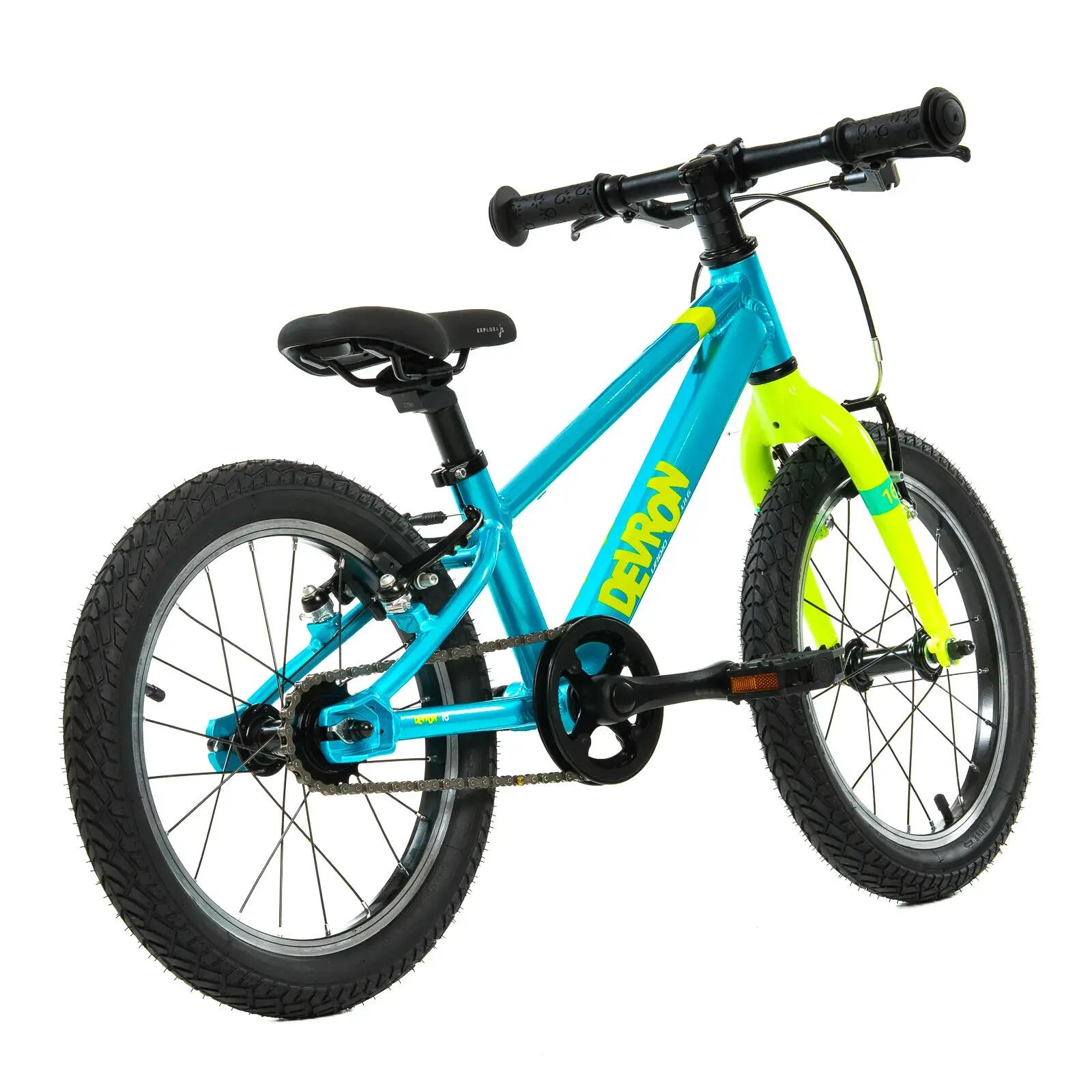 Bicicleta Infantil Devron Urbio U1.6 Super Light - 16 polegadas, Azul-Verde 3/7