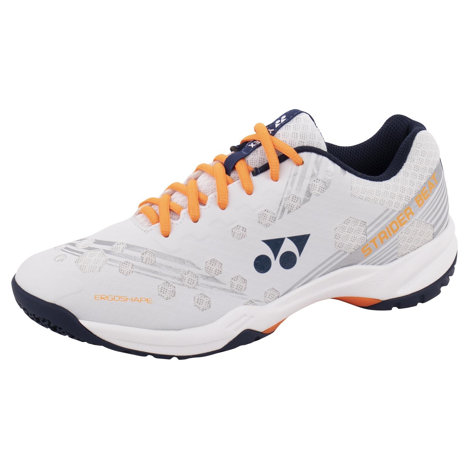 YONEX Mens Strider Beat Trainers (White/Orange)