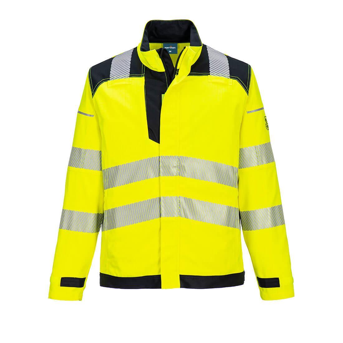 Unisex Adult PW3 FR Modaflame HiVis Jacket (Yellow/Black) 1/2