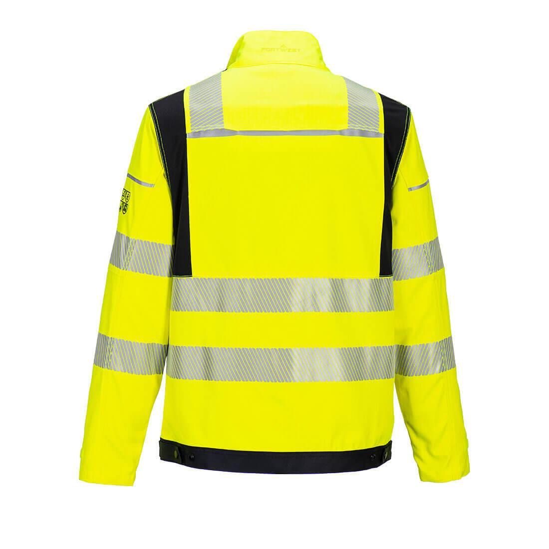 Unisex Adult PW3 FR Modaflame HiVis Jacket (Yellow/Black) 2/2