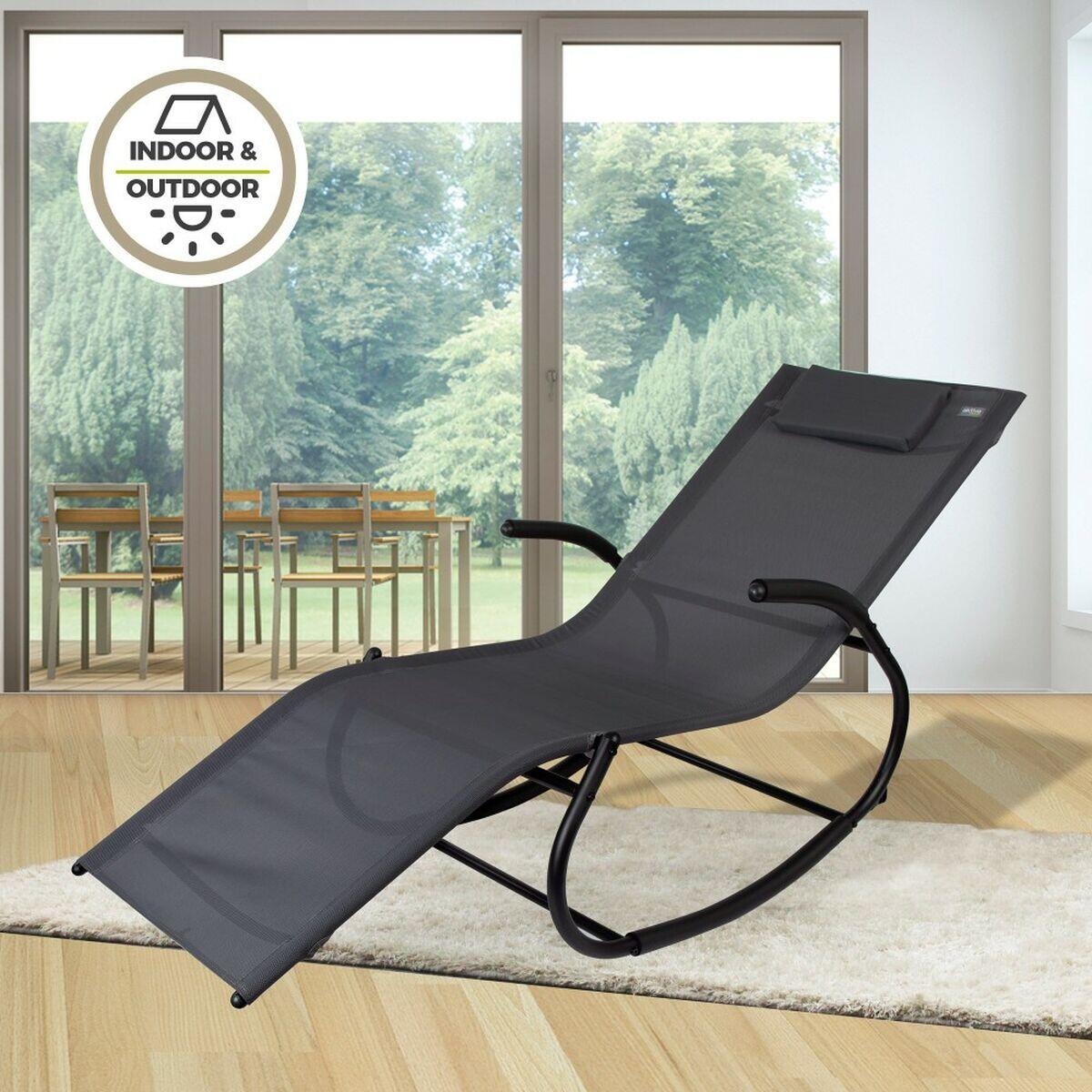 Chaise longue Aktive Noir 4/4