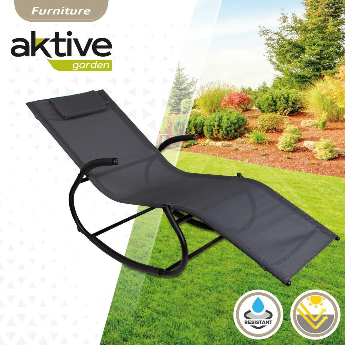 Chaise longue Aktive Noir 2/4