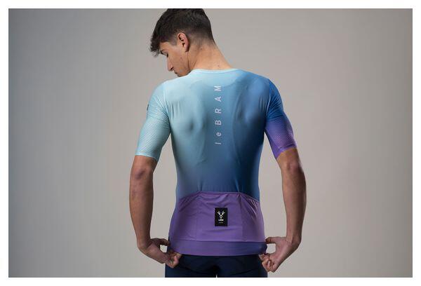 Maillot de manga corta LeBram Izoard Ultraligero Azul Violeta 6/7