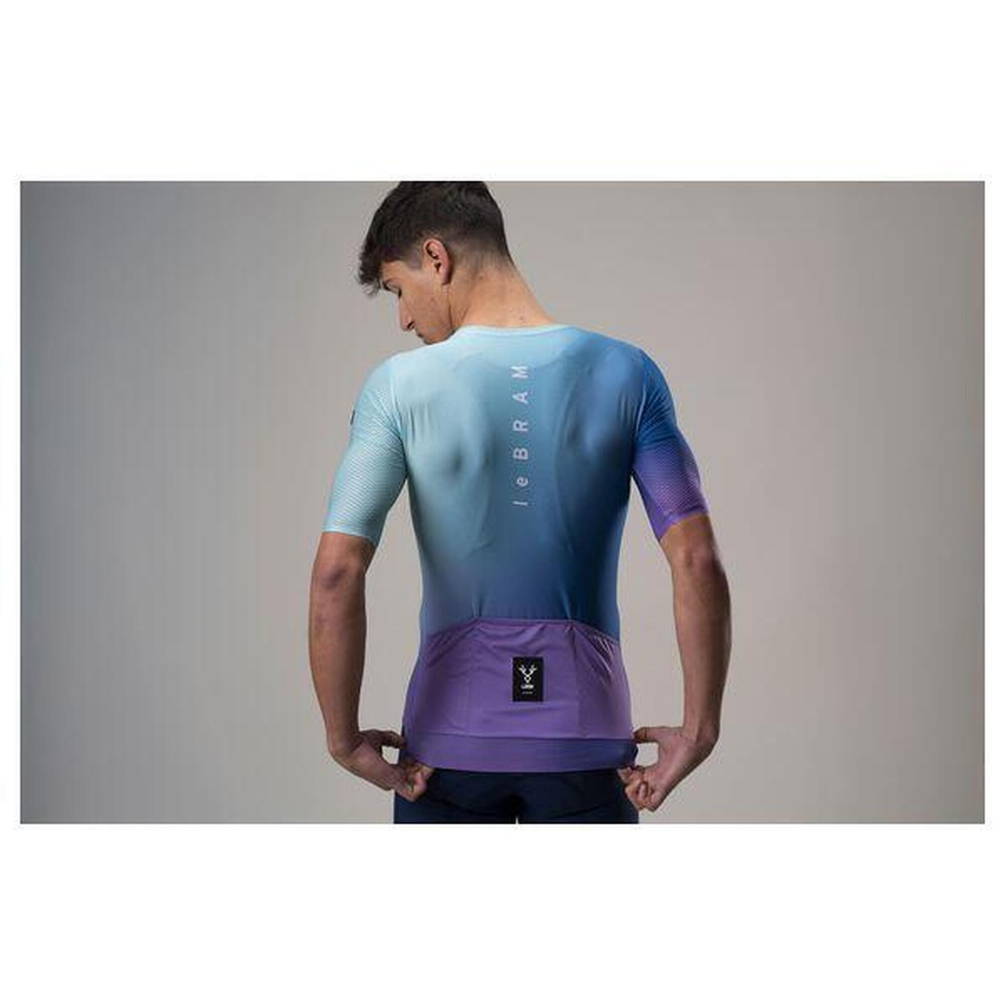 Maillot Manches Courtes LeBram Izoard Ultralight Bleu Violet