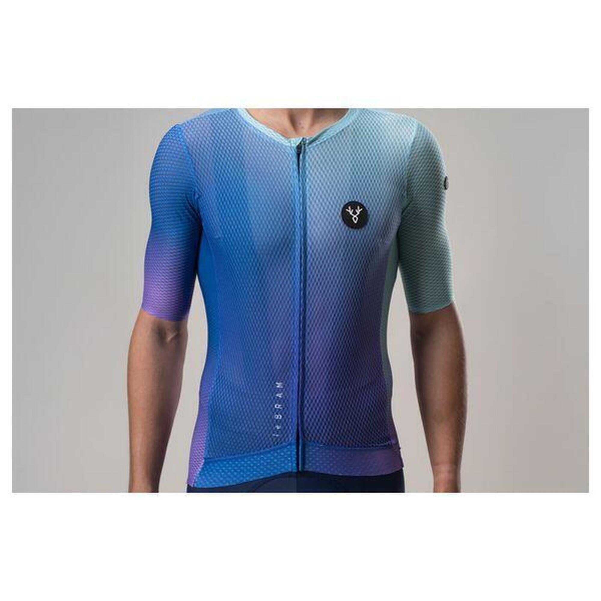 Maillot Manches Courtes LeBram Izoard Ultralight Bleu Violet