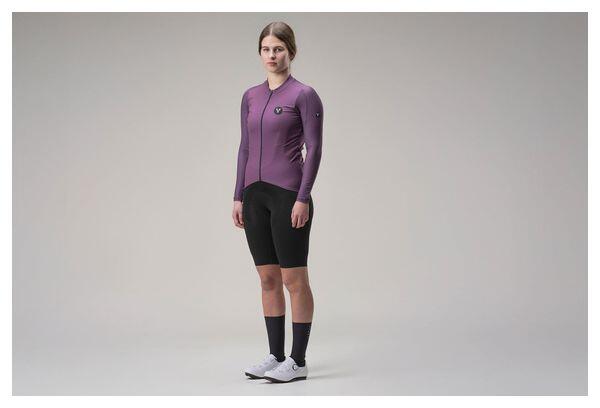 Maillot Manches Longues Femme LeBram Turini Violet Prune 7/7