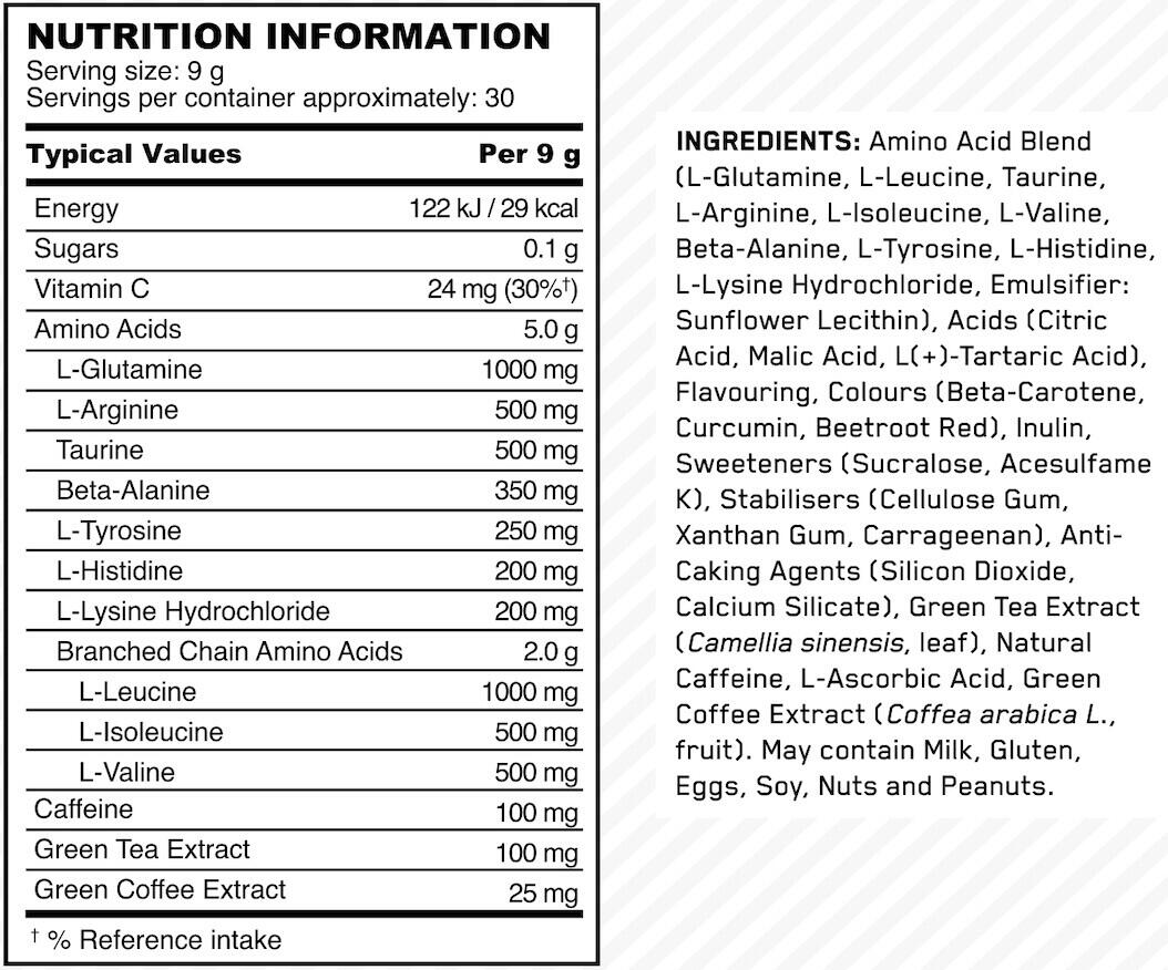 Essential Amino Energy 270g Optimum Nutrition 3/6