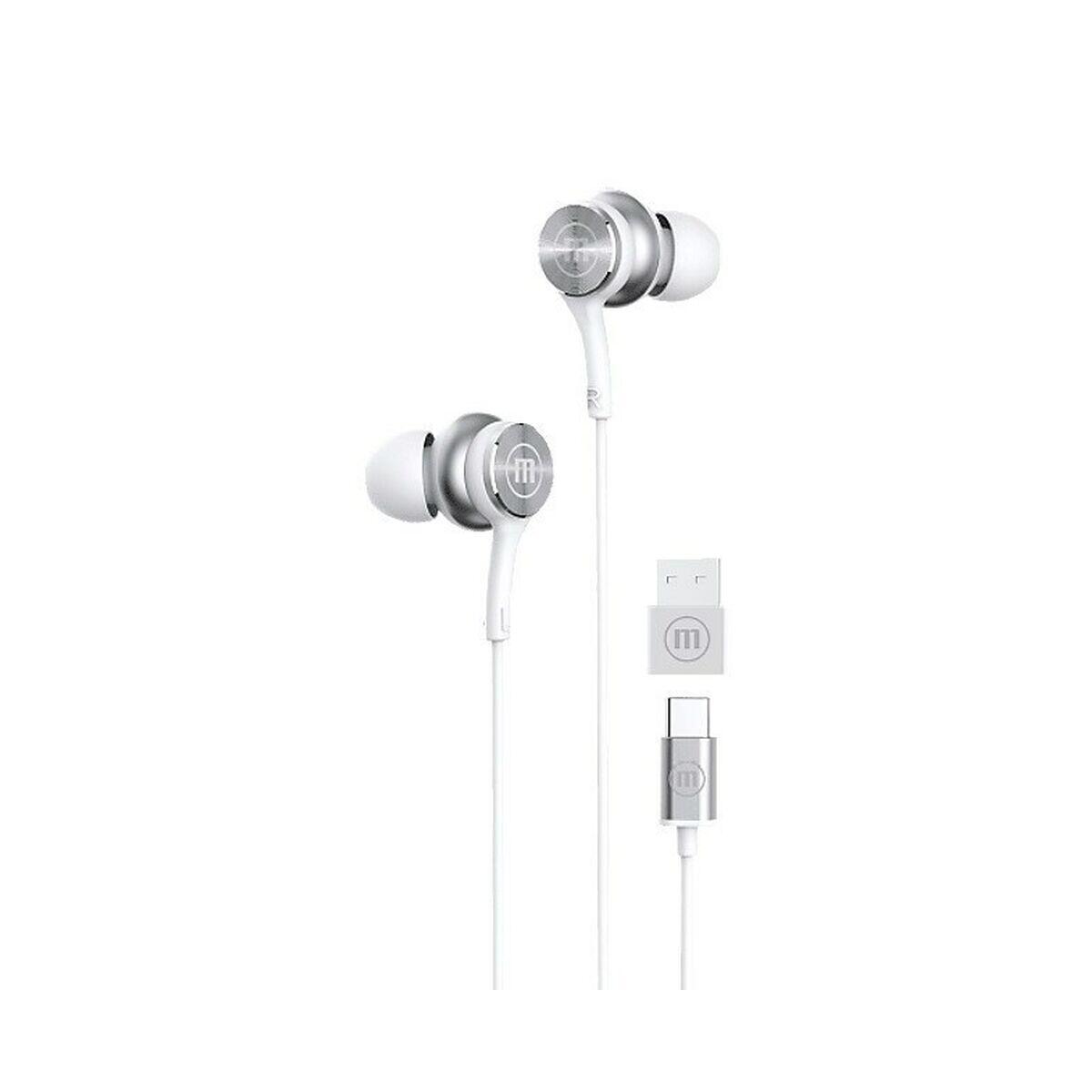Auriculares com microfone Maxell XC1 Branco 2/2