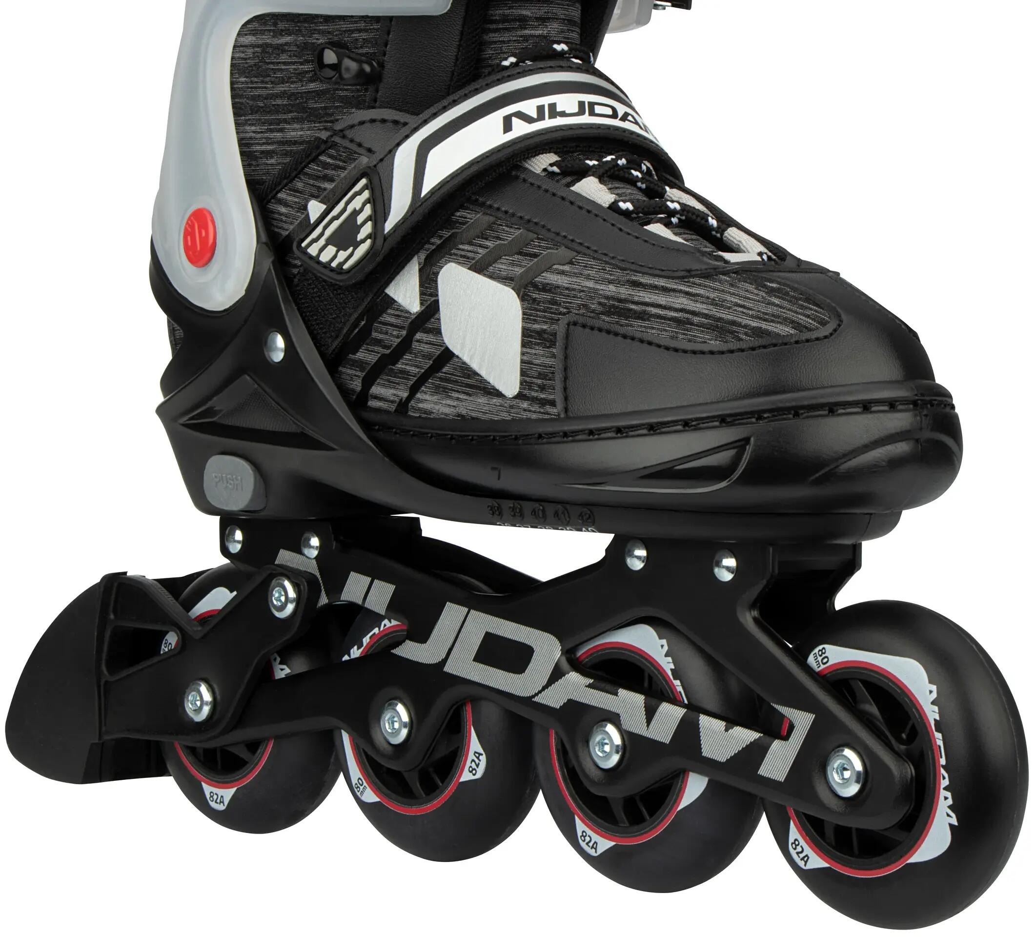Role reglabile Nijdam Tarmac Tremor, Multicolor, 38-42 4/6