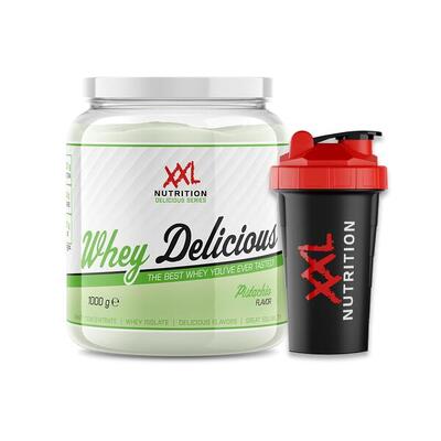 Whey delicious - 80% eiwit. proteïne poeder - pistache - 450 gram (15 shakes)
