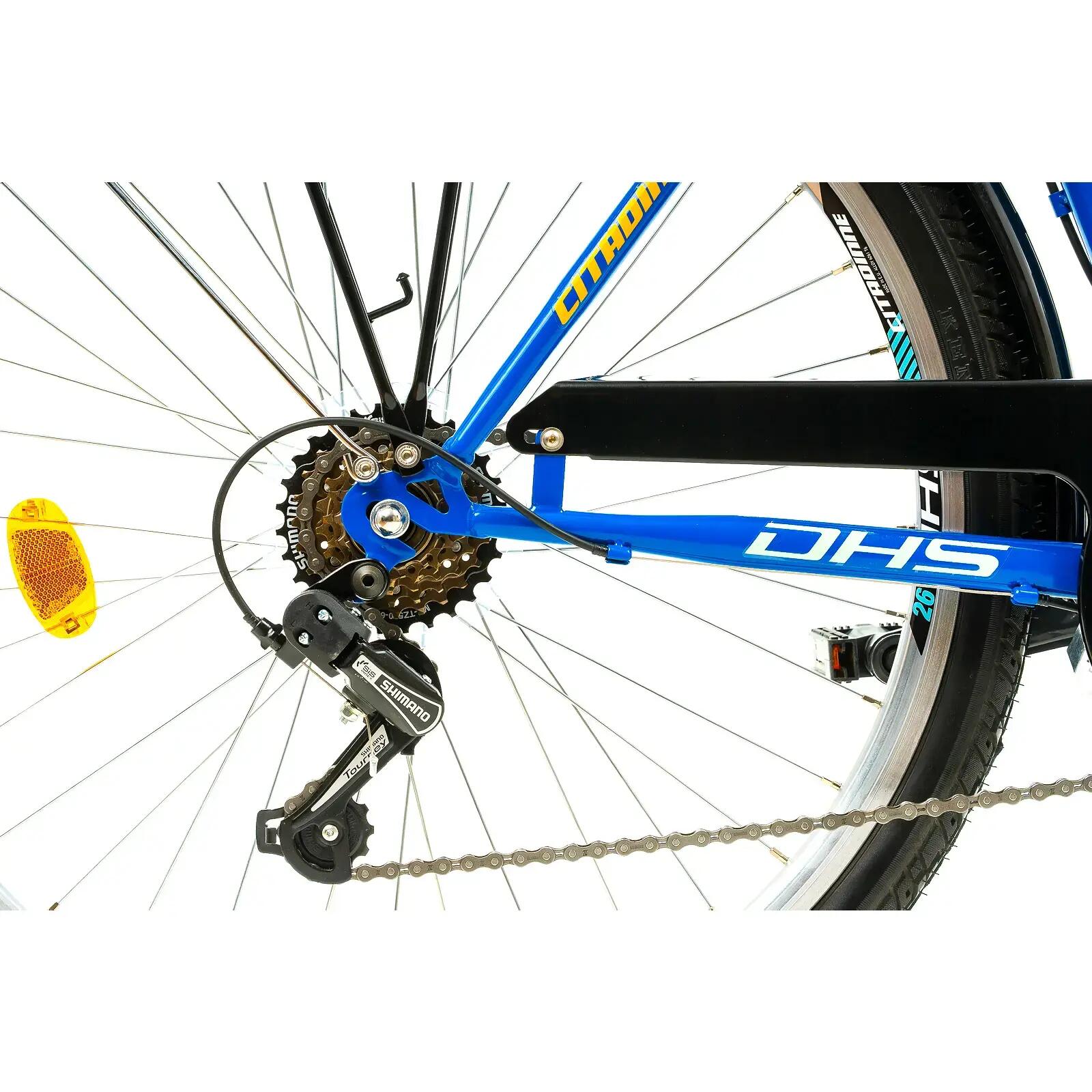 DHS Citadinne 26034 stadsfiets - 26 inch, L, blauw 7/8