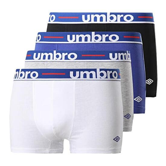 X4 Boxers Blanc/Bleu/Noir Homme Umbro CLASS1