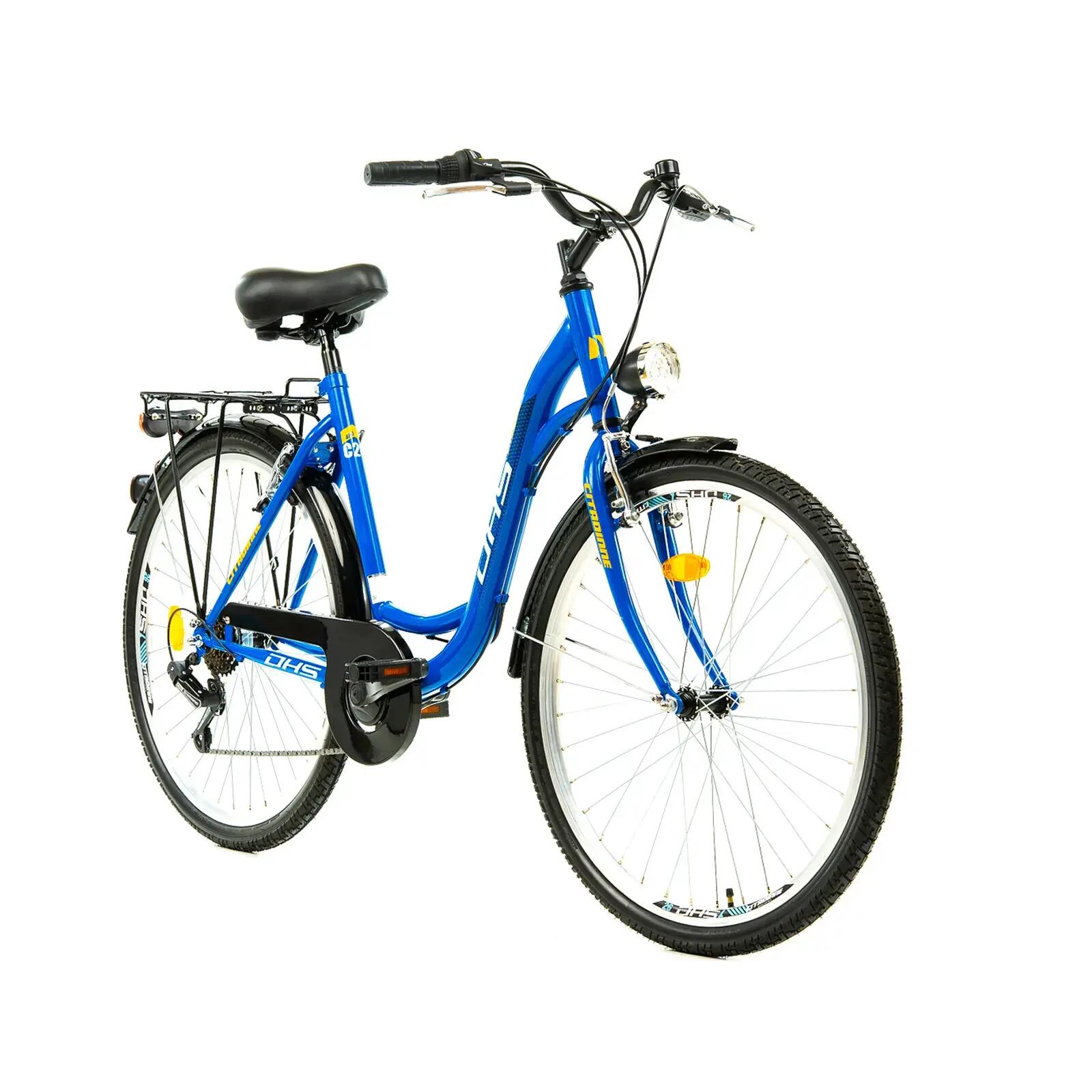 DHS Citadinne 26034 stadsfiets - 26 inch, L, blauw 2/8