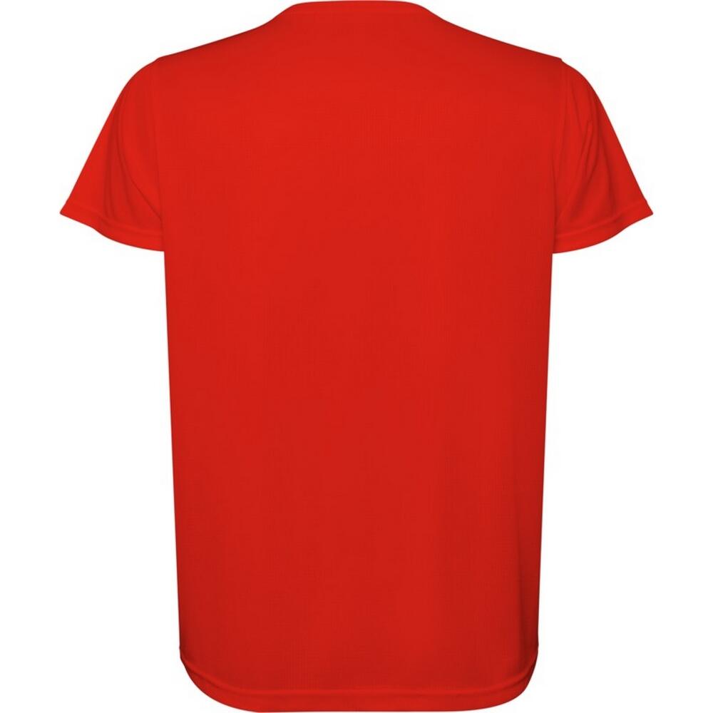 Childrens/Kids Estoril ShortSleeved TShirt (Red) 2/4
