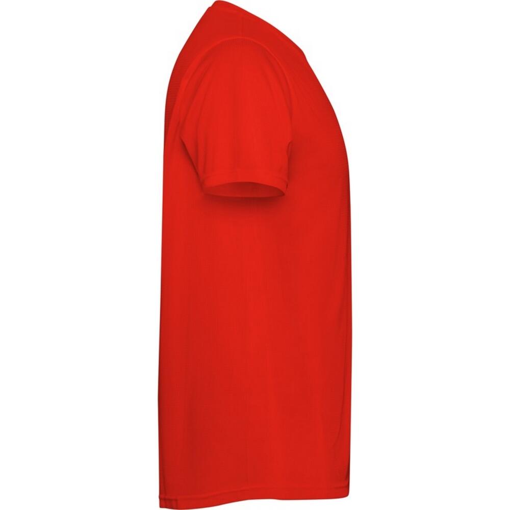 Childrens/Kids Estoril ShortSleeved TShirt (Red) 4/4