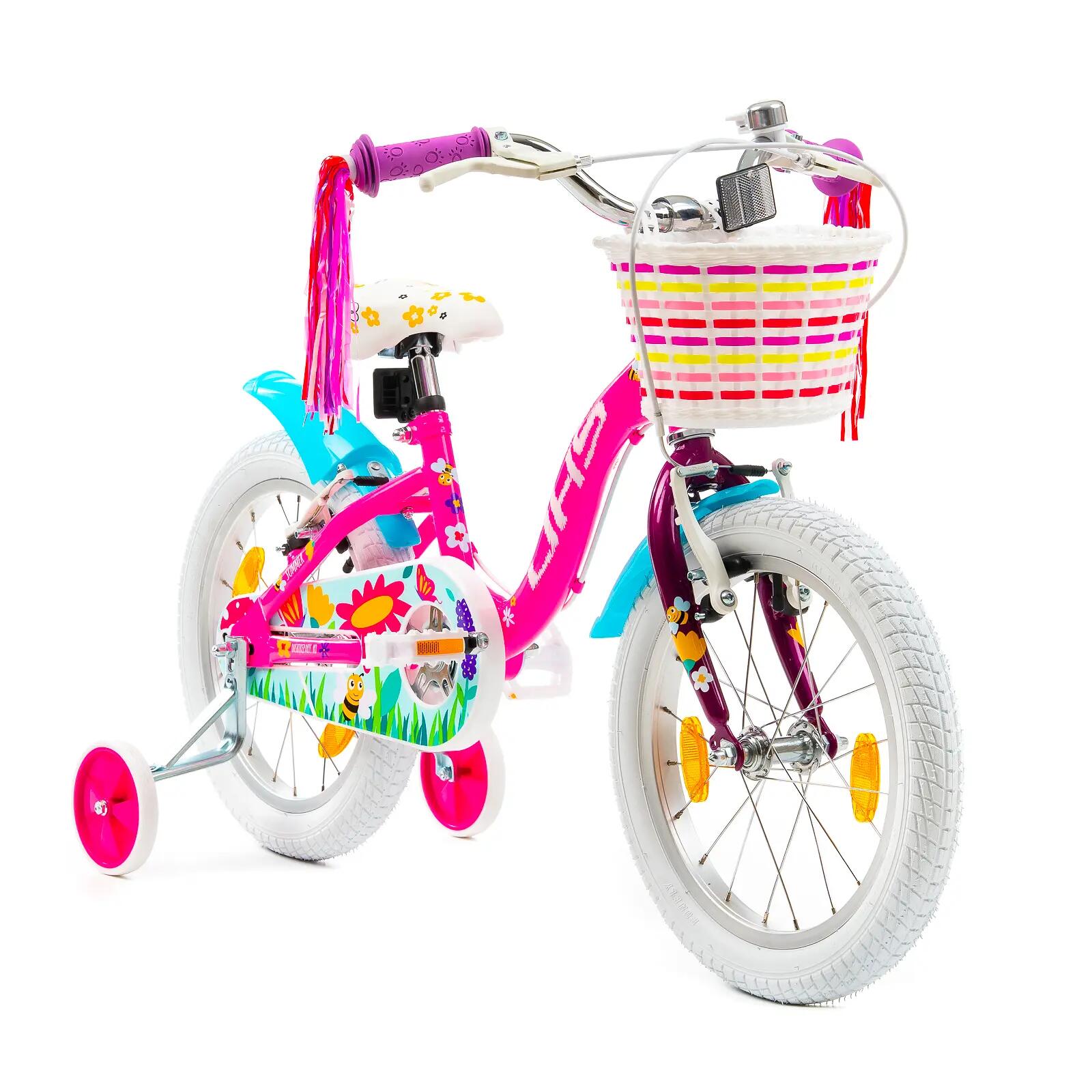 Bicicleta Copii DHS Summer - 16 Inch, Roz 3/7