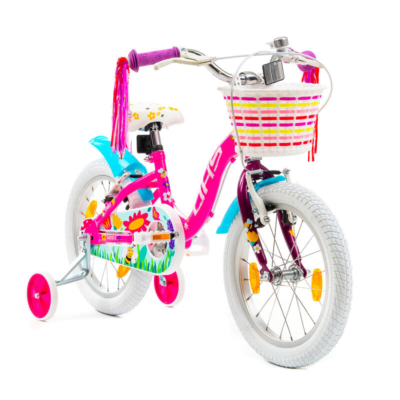 Bicicleta Copii DHS Summer, Roz Reambalat