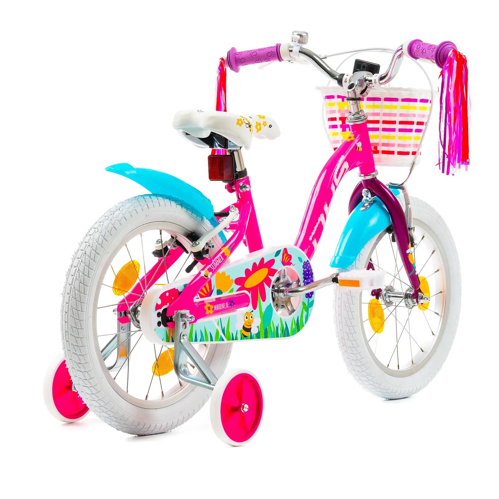 Bicicleta Copii DHS Summer - 16 Inch, Roz 2/7