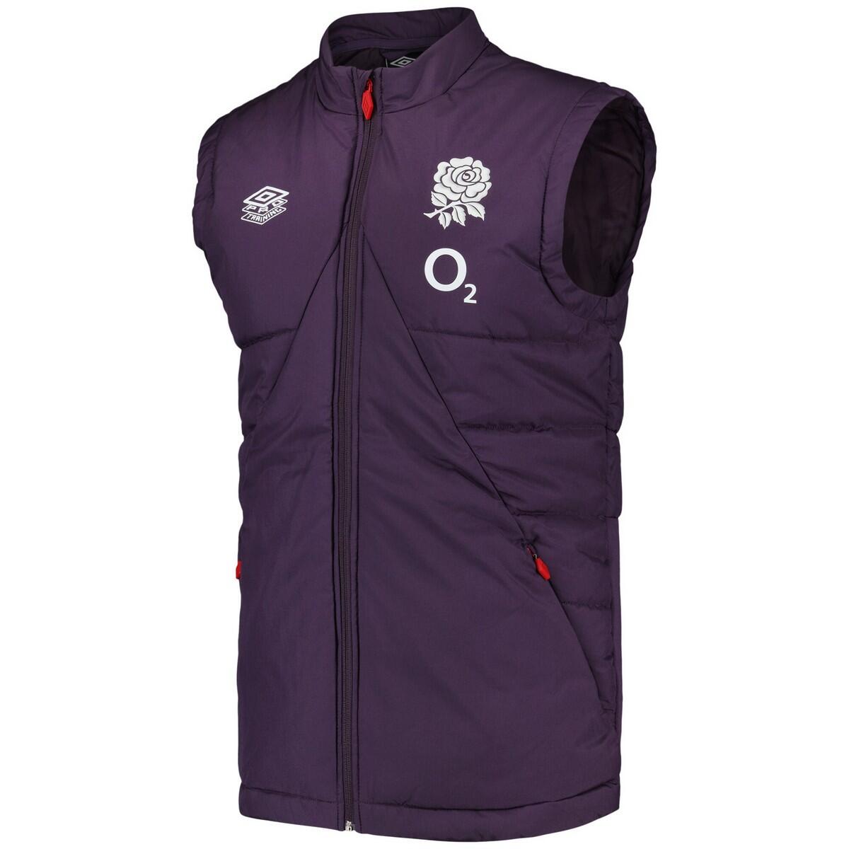 Unisex Adult 24/25 England Rugby Gilet (Nightshade) 1/2