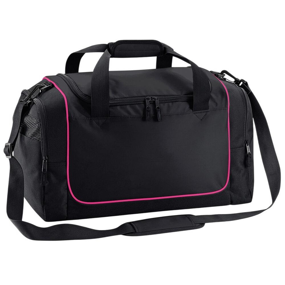 QUADRA Teamwear Locker Bag (Black/Fuchsia)