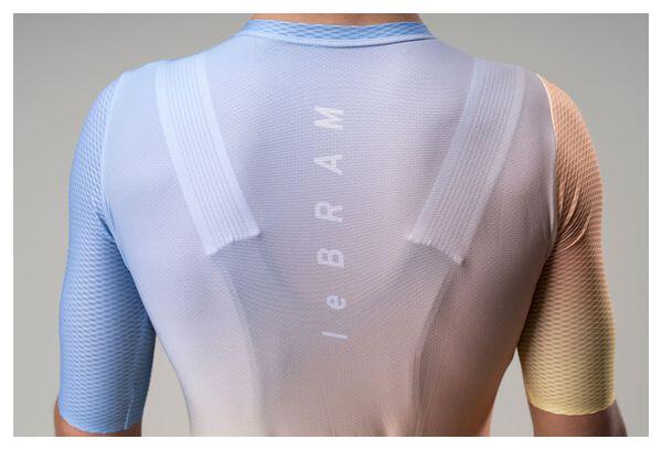 LeBram Izoard Ultralight Kurzarm Trikot Gelb Blau 7/7