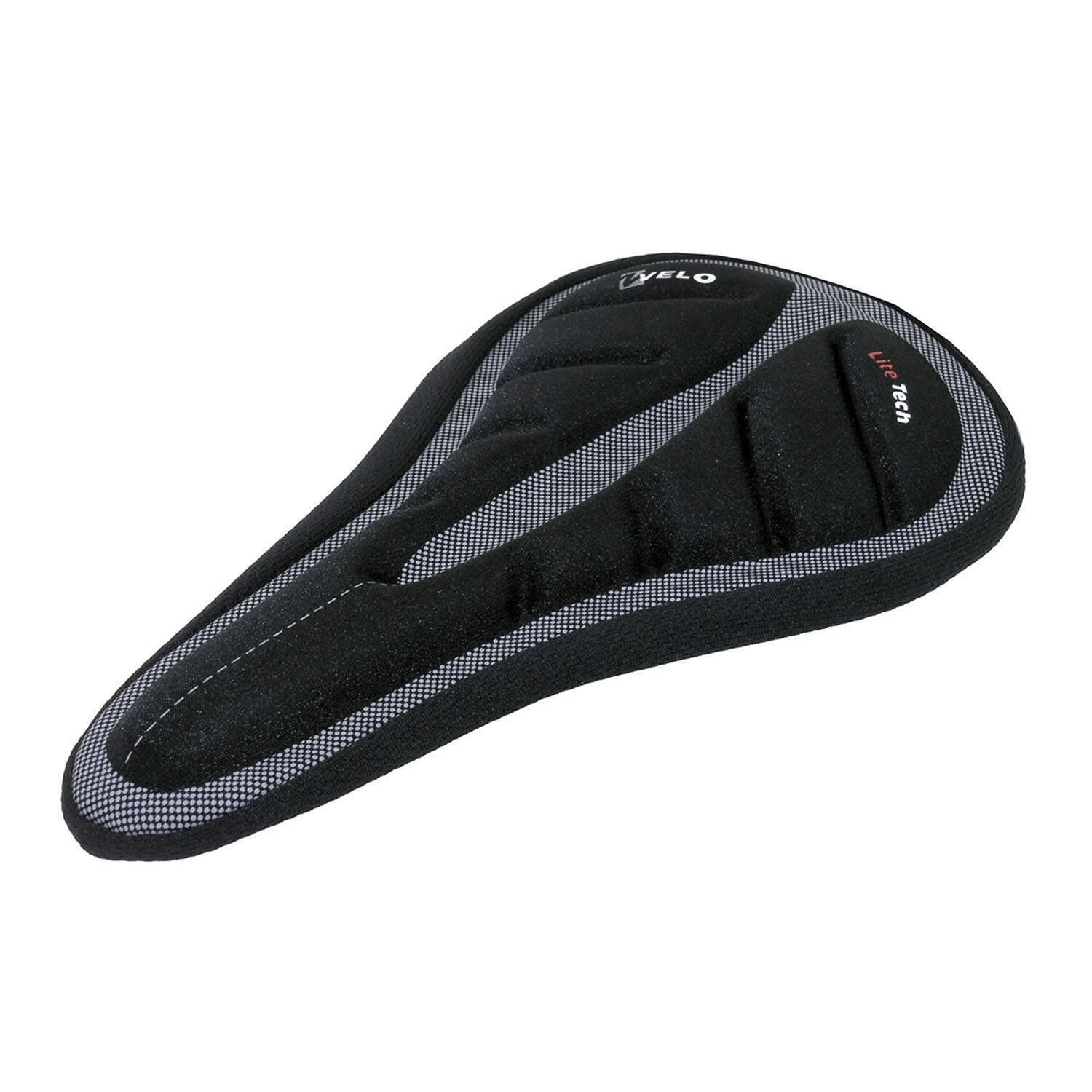 Velo - Housse De Selle Avec Matelas En Mousse Et Cordon Velo Lite Tech - Couvre-selle - Noir - Taille Unique - Decathlon