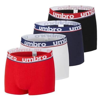 X4 Boxers Noir/Rouge/Bleu Homme Umbro CLASS1