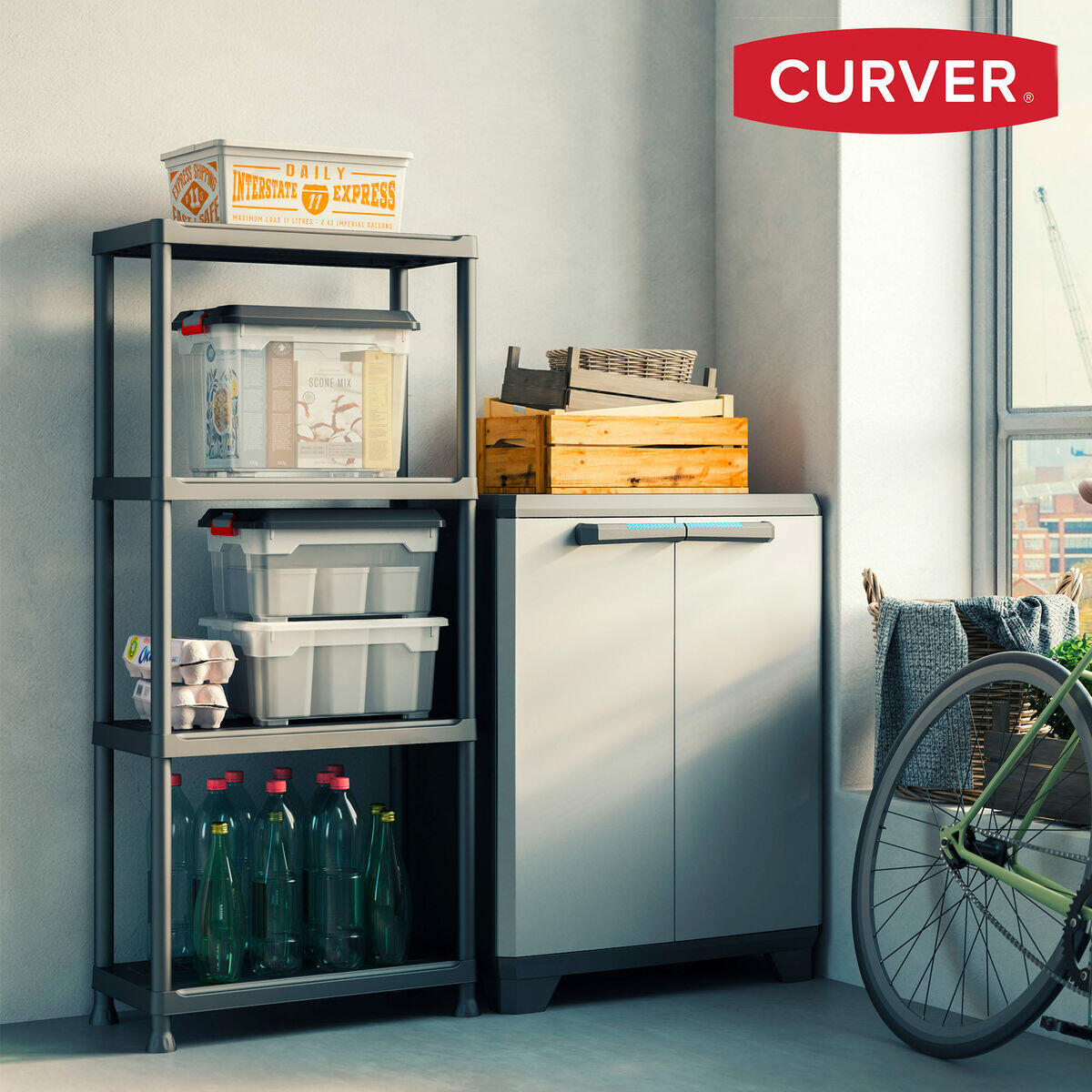 Étagère Curver Plastique 3/5