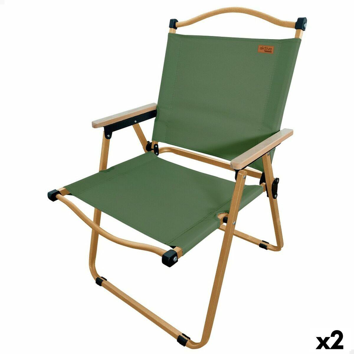 Aktive - Chaise De Camping Pliante Aktive 47 X 77 X 53 Cm - Siège Pliant - Multicolore - No Size - Decathlon