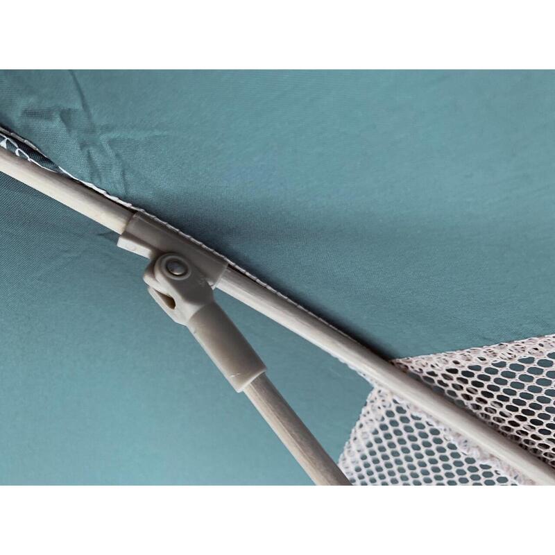 Umbrela plaja Maui&Sons XL 220 cm, protectie UPF50+, rabatabila, husa inclusa