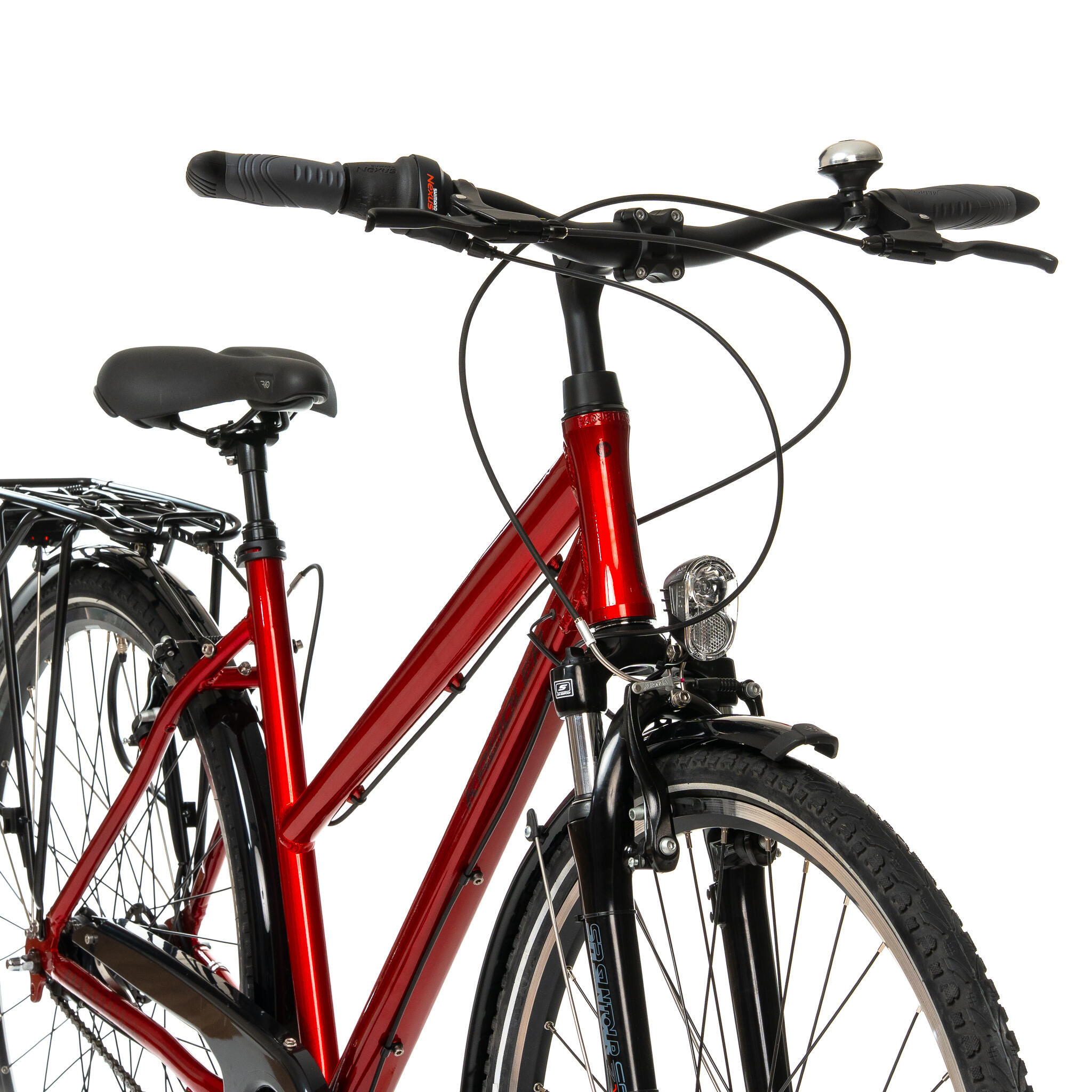 Refurbished, Bicicletta da città Kreidler 2836 - 28 pollici, taglia S, rossa 5/7