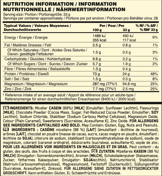 Caséine - Gold Standard 100% Casein - Biscuits et Crème 3/6