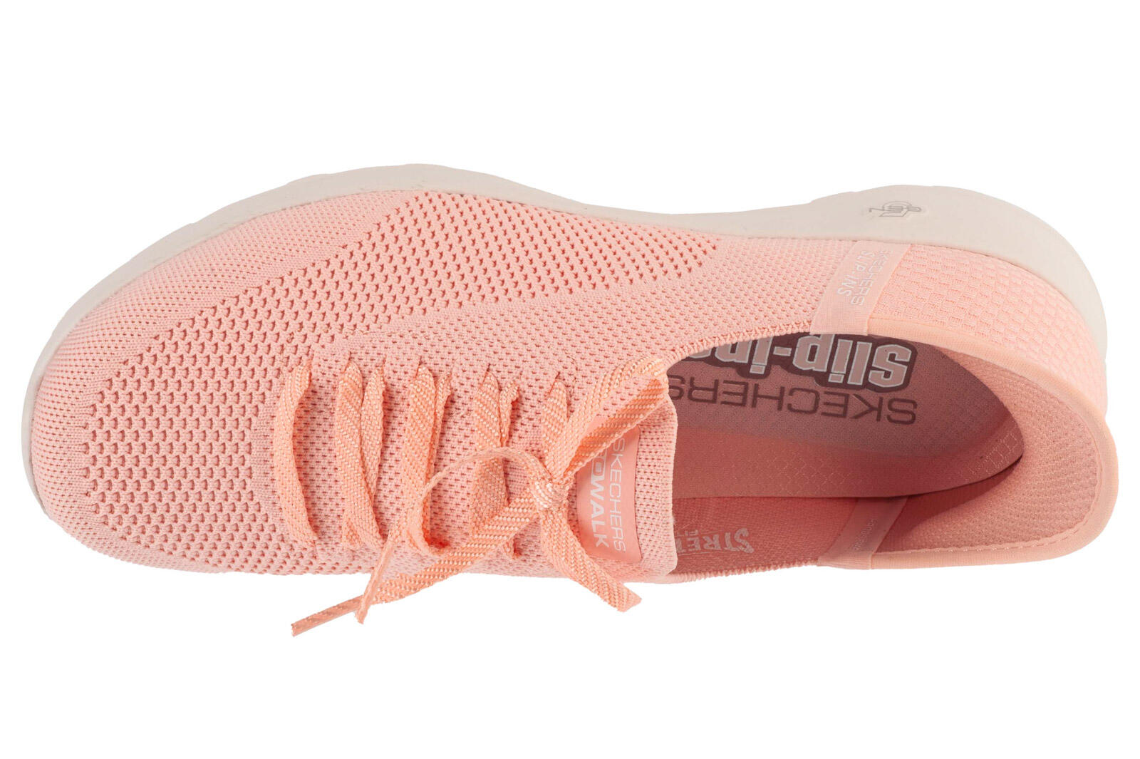 Skechers Go Walk Joy Slip-Ins Abby - Baskets femme rose 3/4