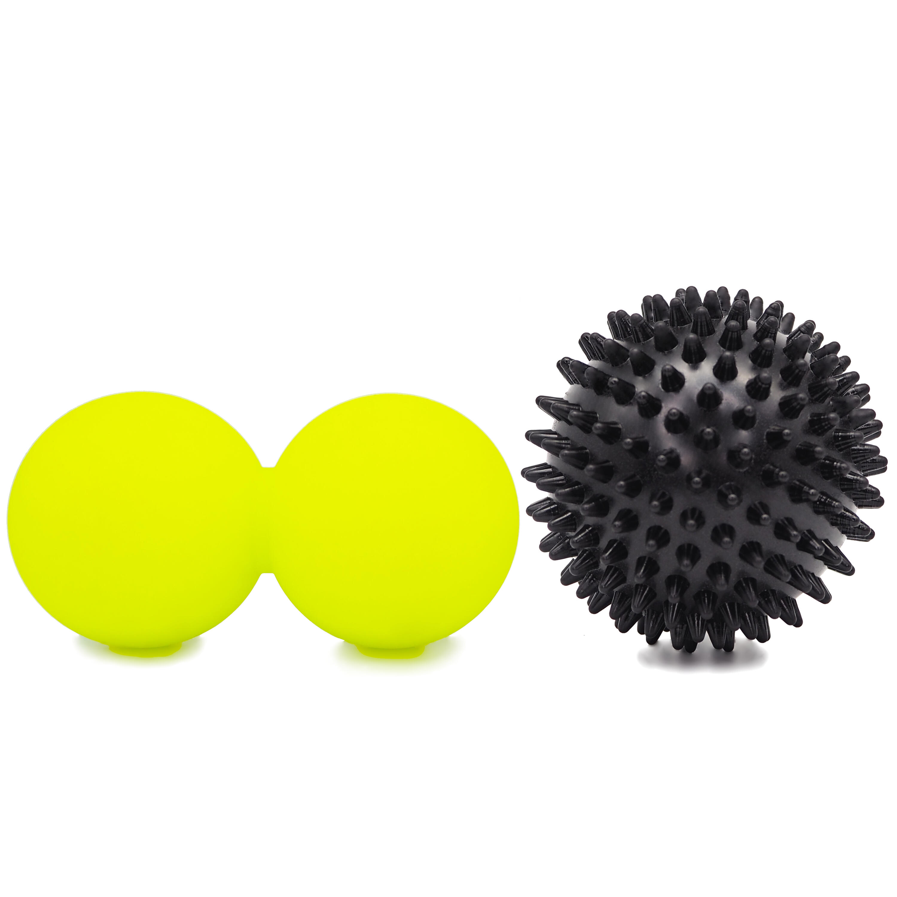 KALAHARI 4 WELLNESS Bolas de Massagem Muscular, Bola Dupla e com Pontas, Automassagem e Reflexologia