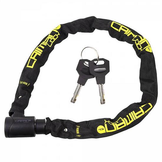 Cadenas à chaîne avec gaine en nylon et serrure anti-crochetage Eltin