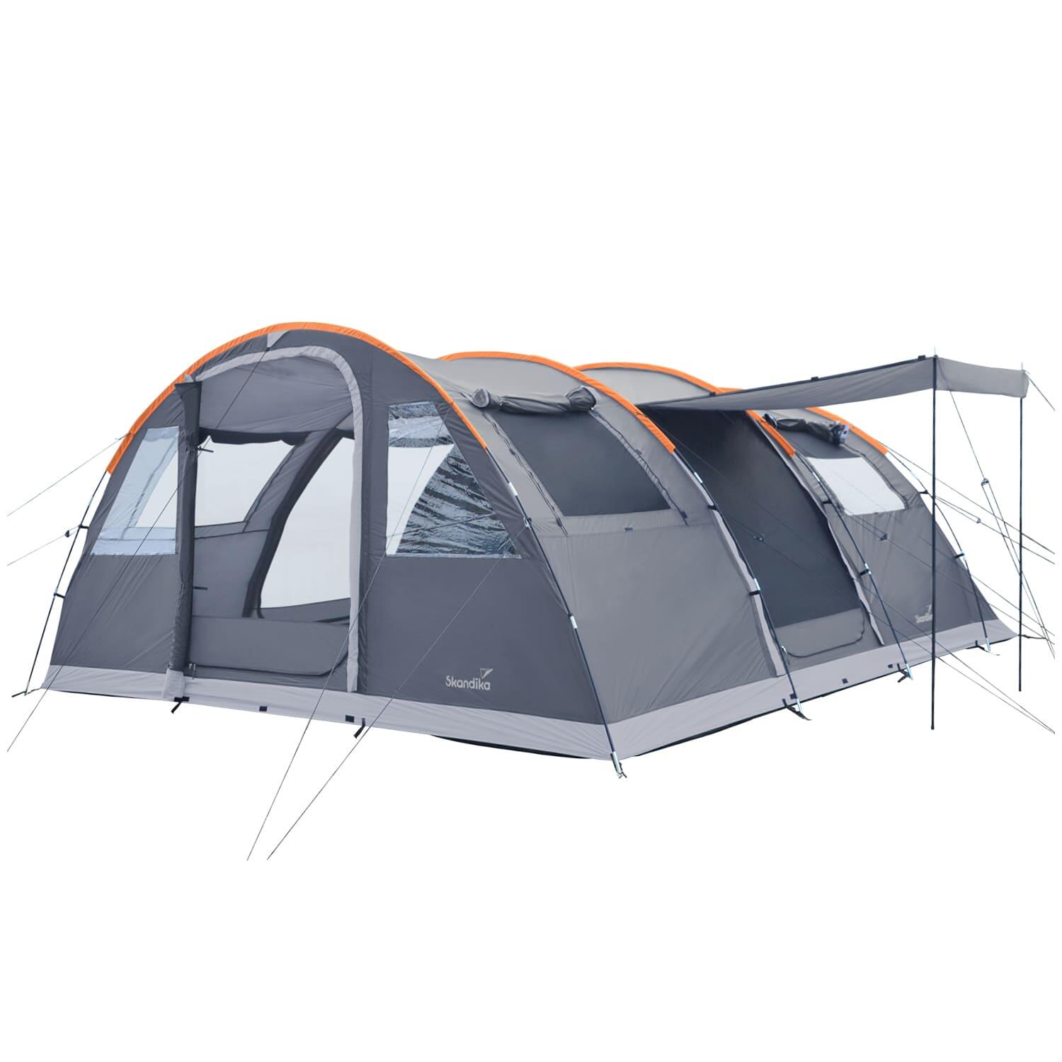 SKANDIKA Tunneltent Gotland 6 Sleeper Protect - 6 persoons - Ingenaaide grondzeil
