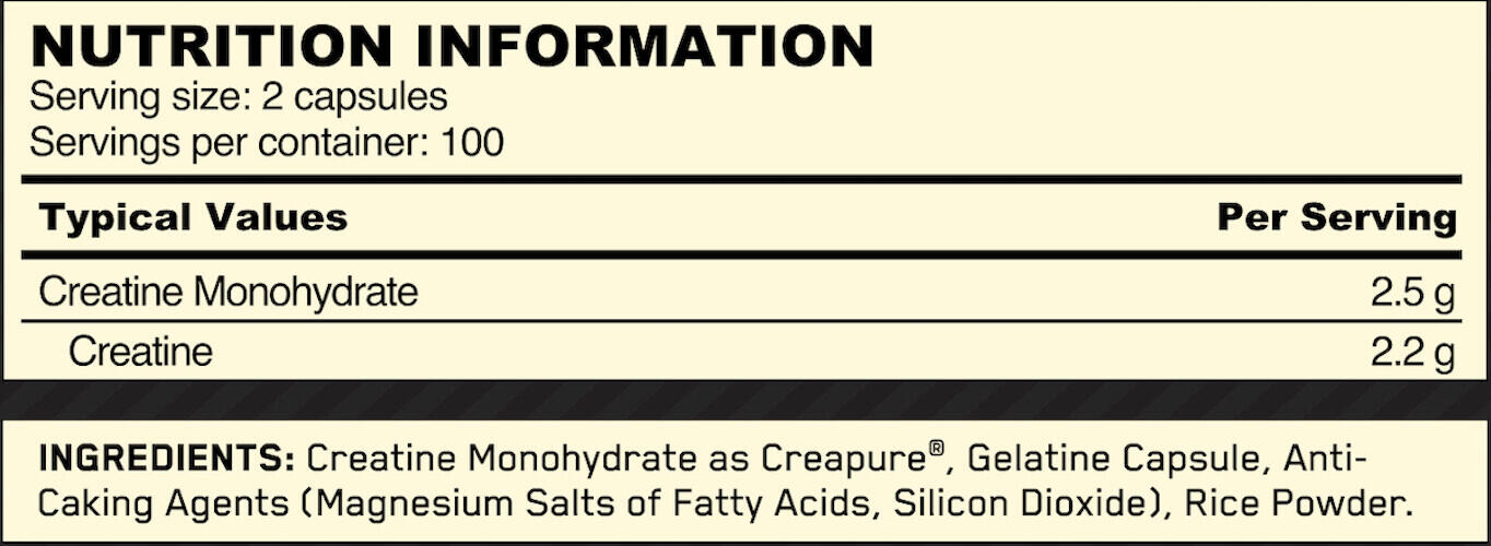 Kreatine - Creatine 2500 (200 Kapseln) 3/6