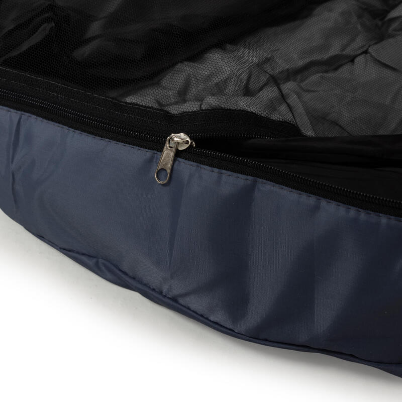 Travelnet Tracker Easy PURE, L210x W70x H40cm, noir, 1 personne