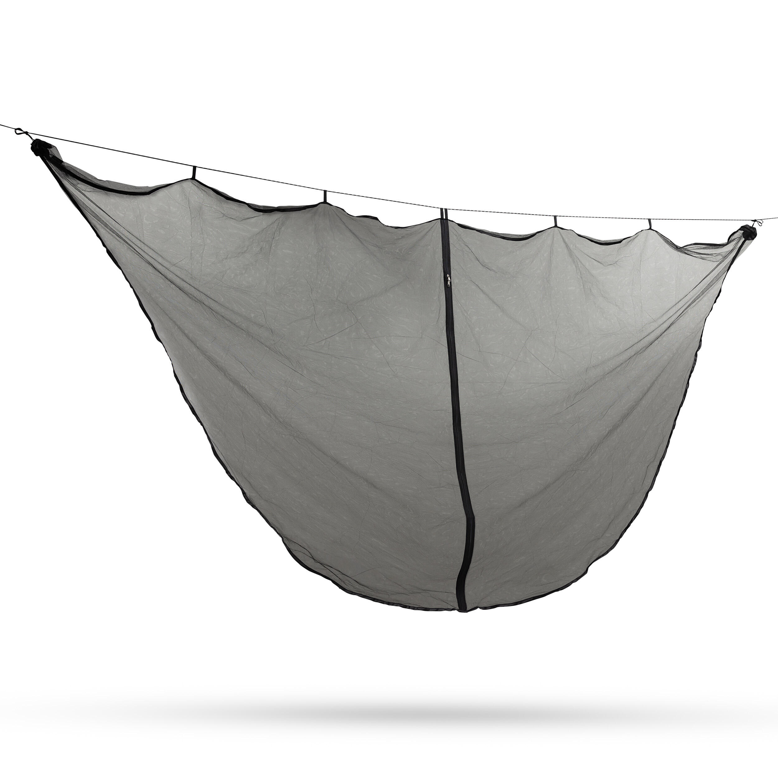 TRAVELNET Travelnet klamboe voor hangmat, L240x B140cm, zwart, 1 persoon