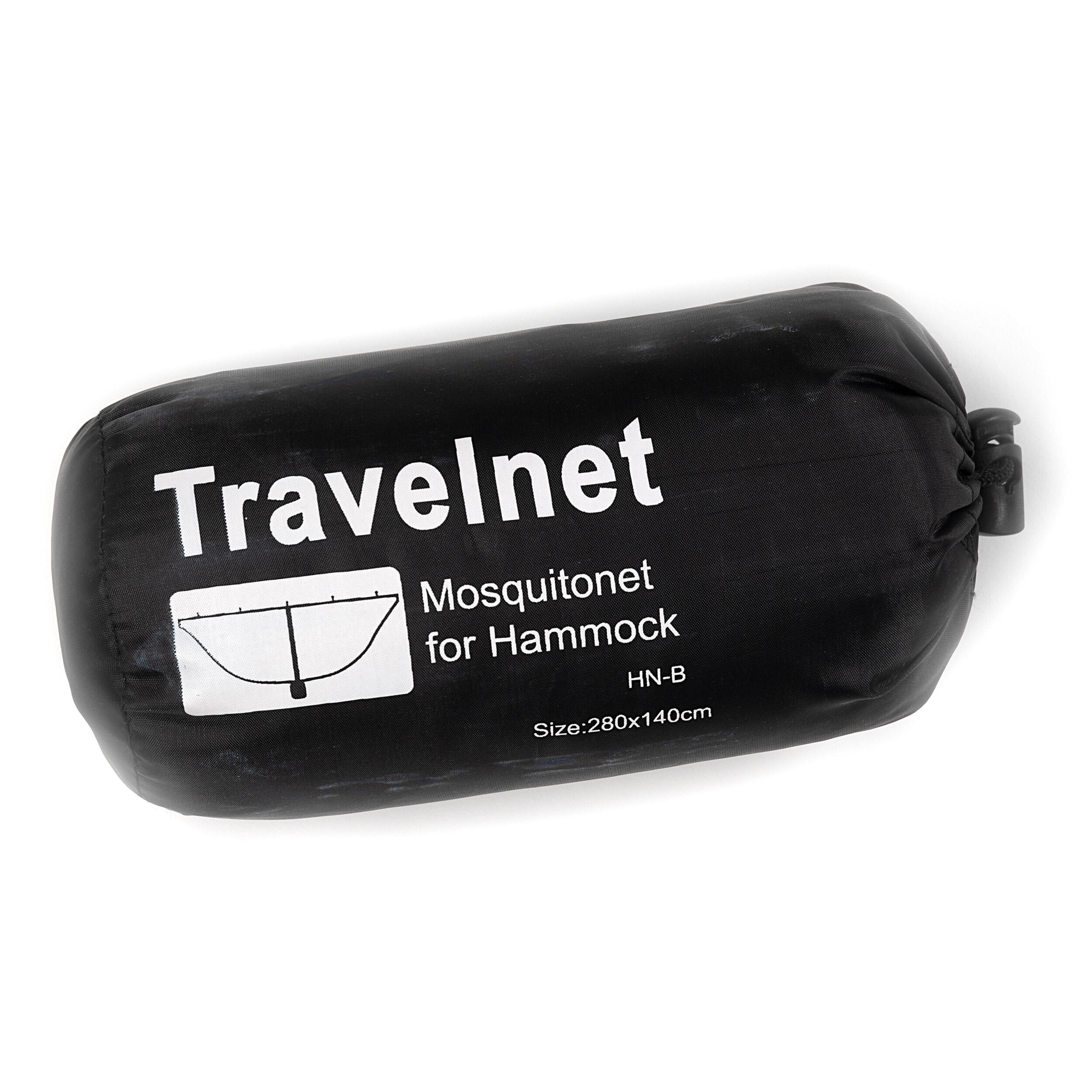 Zanzariera Travelnet per amaca, L240x L140 cm, nera, 1 persona 5/6