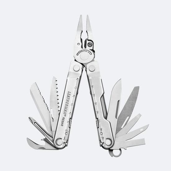Pince Multifonctions Randonnée Camping Voile 17 Outils en 1 REBAR LEATHERMAN