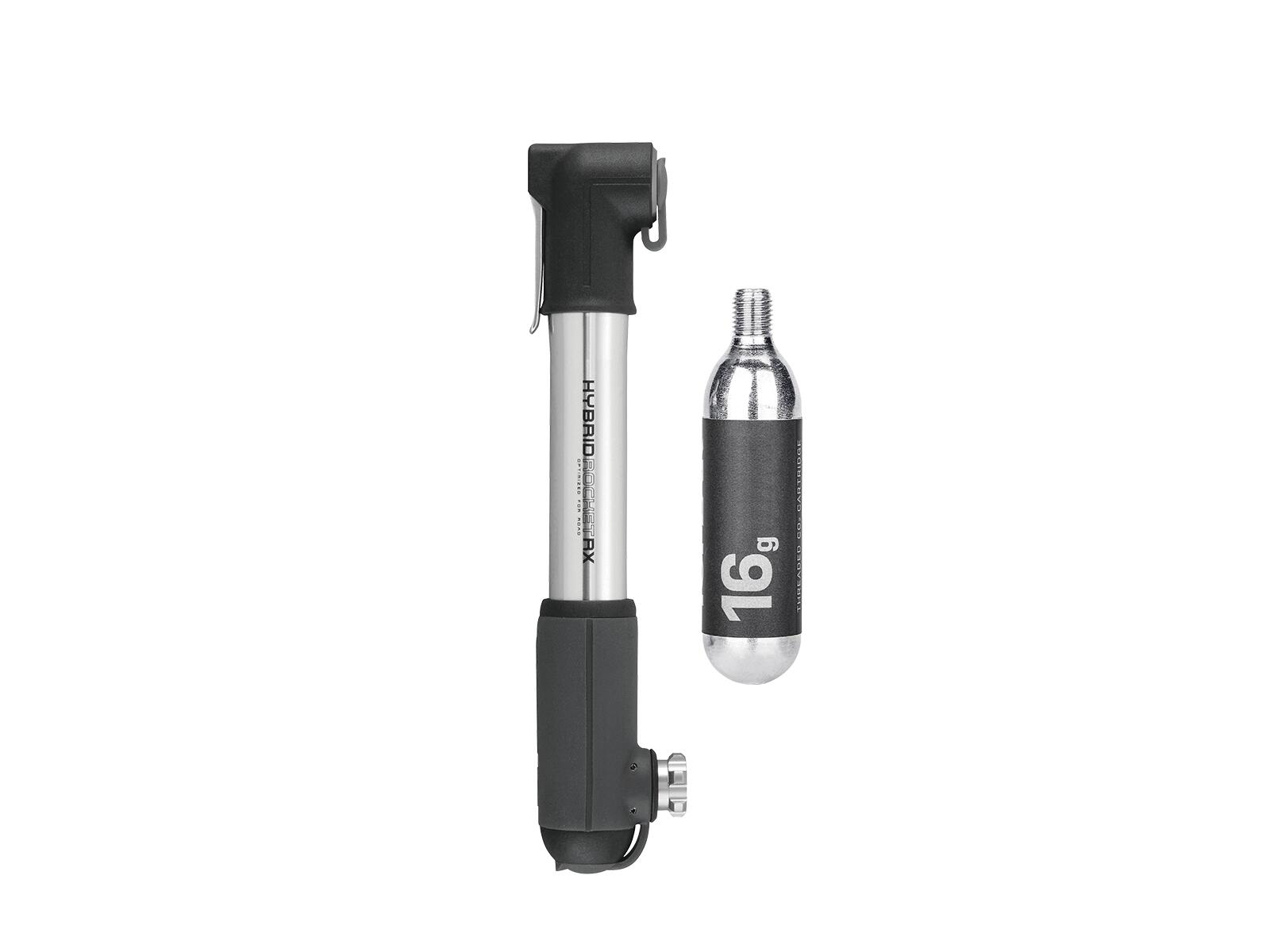 TOPEAK Topeak Hybrid Mini Pump Rocket RX - Lightweight and High-Pressure