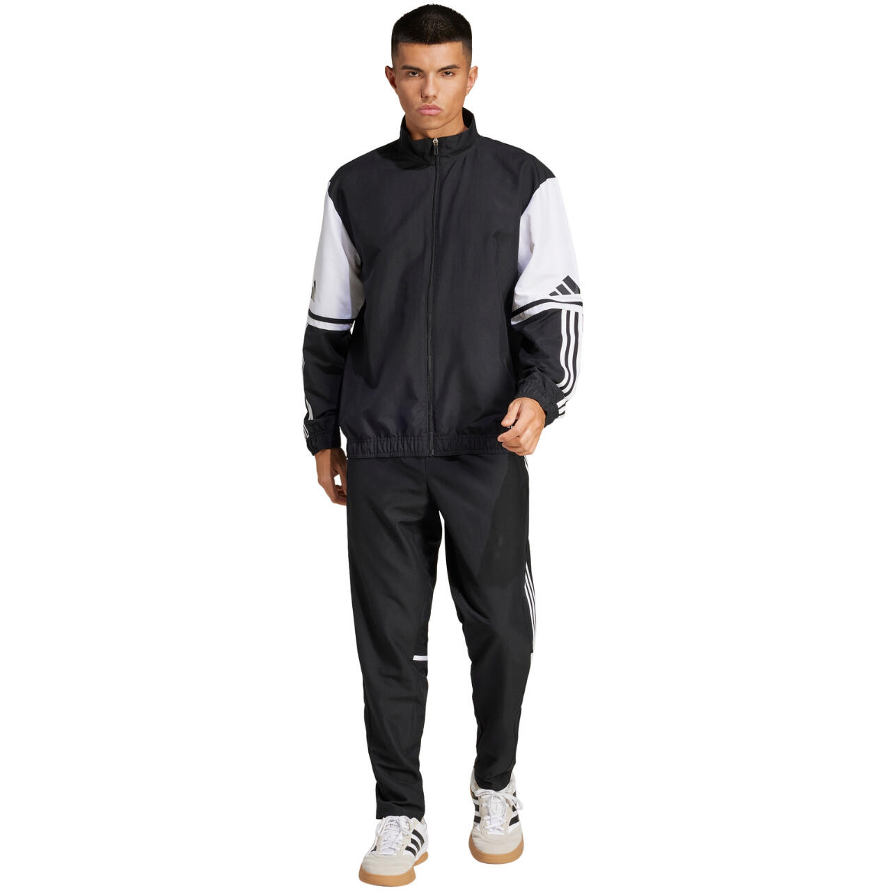 Pantaloni tuta adidas Squadra 25 Nero e Bianco 7/8