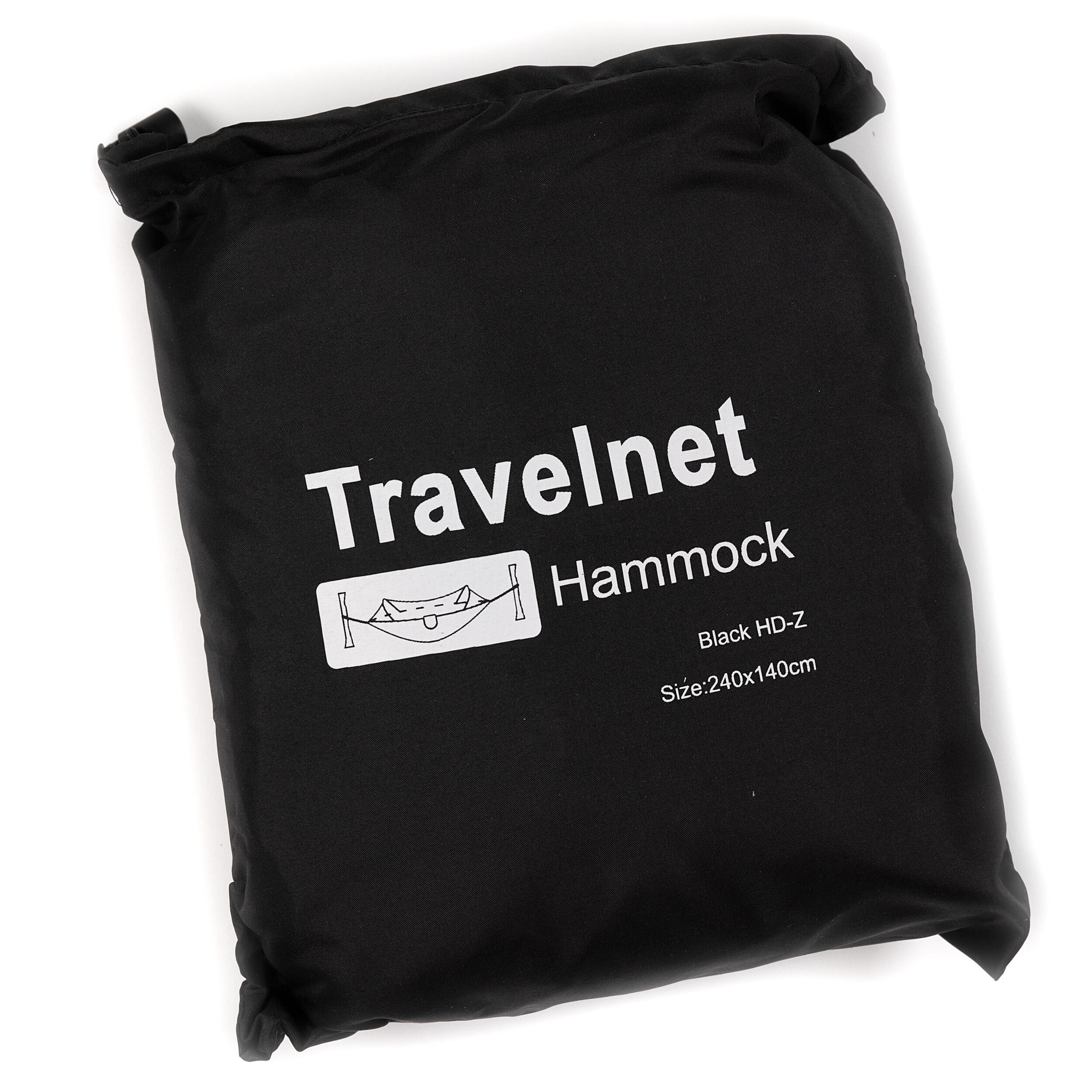 Travelnet Hangmat met Pop-out klamboetent L240 x B140 - zwart- 1 persoons 7/7